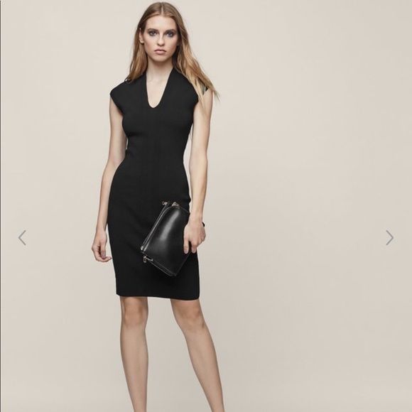 reiss deep mulberry jasmine dress